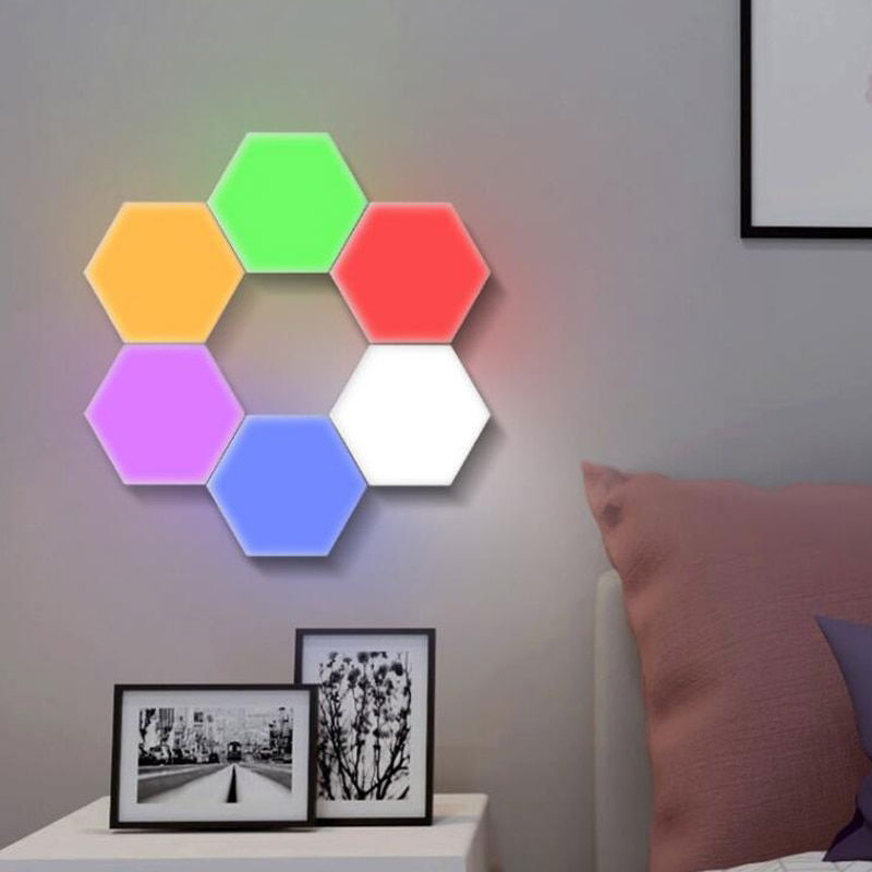 Touch Wall Lamp Creative Honeycomb Wall Light Touch Wall Lamp Creative Honeycomb Wall Light