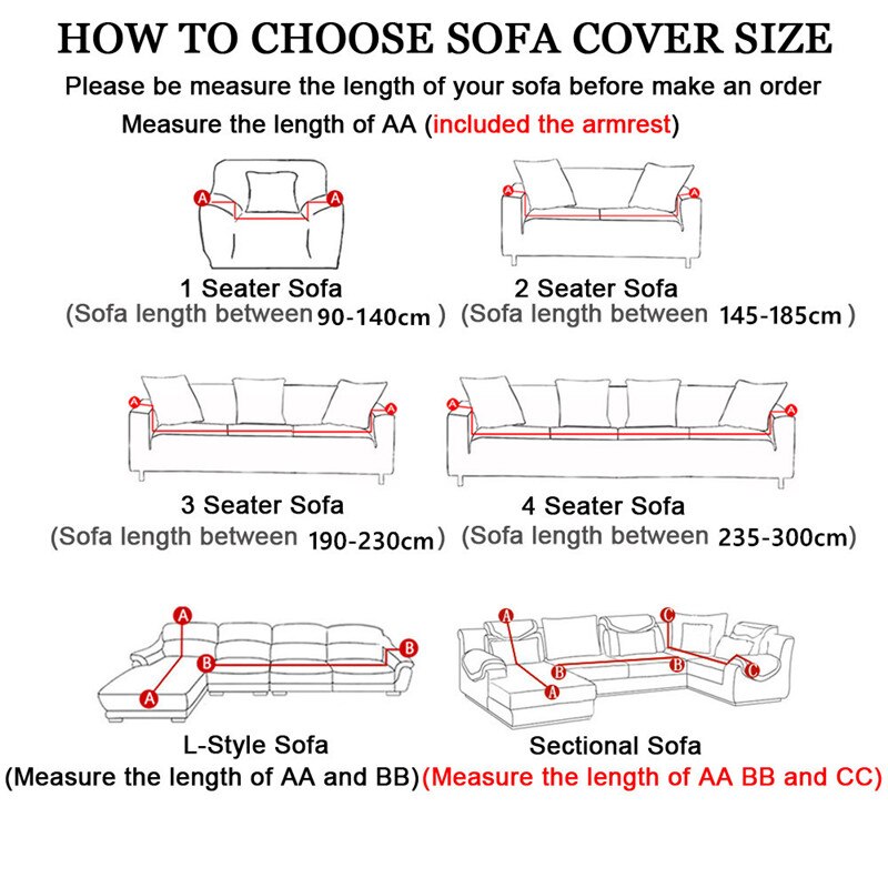 Elastic Sectional Couch Covers Sofa Slipcovers for Living Room 1/2/3/4-seater Elastic Sectional Couch Covers Sofa Slipcovers for Living Room 1/2/3/4-seater